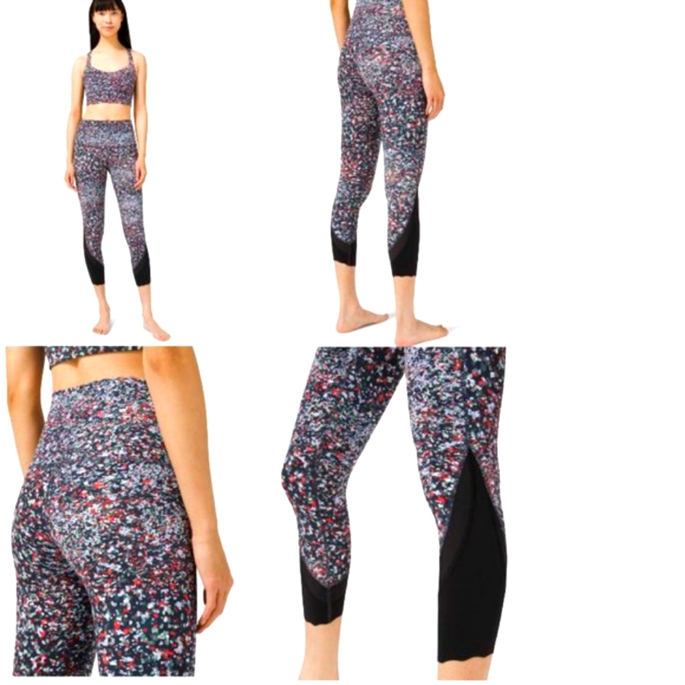 NEW never worn Wunder Under Scalloped Hem High-Rise Crop Full-On Luxtreme